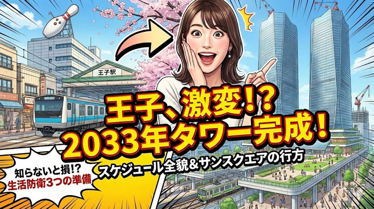 王子再開発のスケジュールと最新進捗状況
